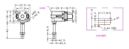 WX2 Micro Peristaltic Pump | ≤3.5 ml/min | Compact 22.5mm | Precision Low-Flow Dosing