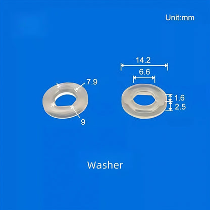 100/pk Reducing Barbed Bulkhead Fittings Thread 1/4-28UNF Panel Mouting Bulkhead Fittings Barb 1.6 2.4 3.2 4.0mm