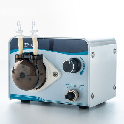 ZP100 Low Flow Small Peristaltic Pump Adjustable Speed Metering Dosing Pump Easy Operation