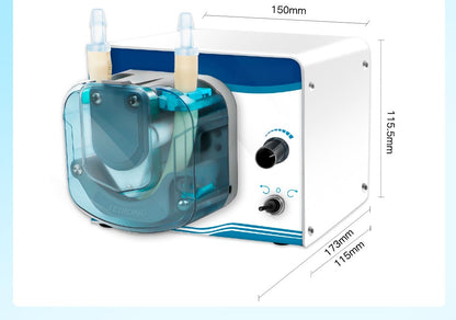 Bomba peristáltica de alto caudal visible ZP2000 de 24 V, velocidad ajustable, 2000 ml/min, fácil operación, agua, productos químicos