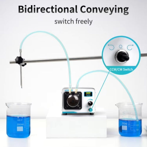 ZP200ST Intelligent Peristaltic Pump – Stepper Motor Drive & OLED Display