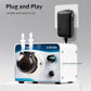 ZP200 24V DC Speed Adjustable Peristaltic Pump Food-Grade Reversible Lab Dosing 35-200mL/min