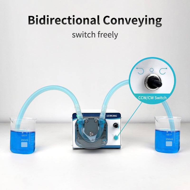 ZP3000 DC Adjustable Peristaltic Pump 60-3100ml/min 24V Safe Voltage Lab/Food/Industrial Dosing Pump