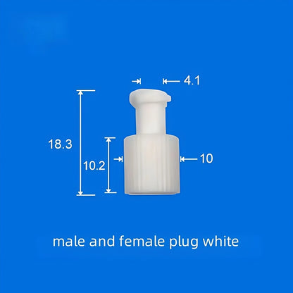 Male and Female Luer Plug Caps Luer Lock Stops Dust-proof
