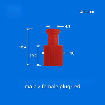 Male and Female Luer Plug Caps Luer Lock Stops Dust-proof