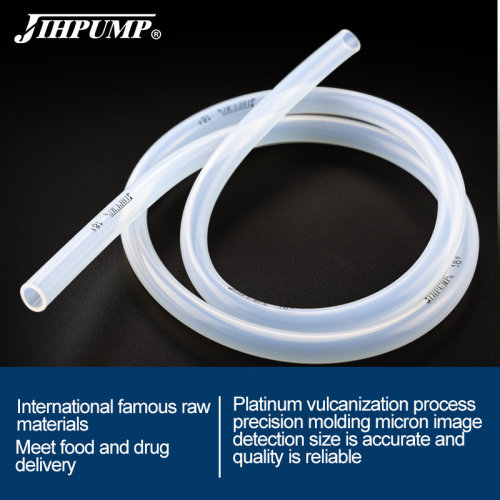 10m/pk JIHPUMP Platinum-cured Silicone Tubing for Peristaltic Pump Tube