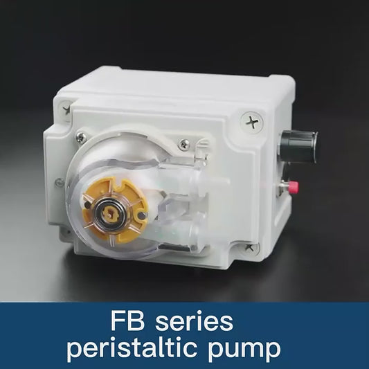 FB Adjustable Variable Speed Peristaltic Pump, Stepper Motor Long Life 24VDC Constant Flow
