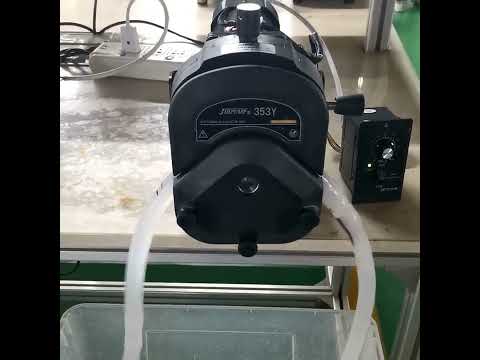 353YJLT Bracket Peristaltic Pump in Industrial Application - High Flow Rate Fluid Pumping System
