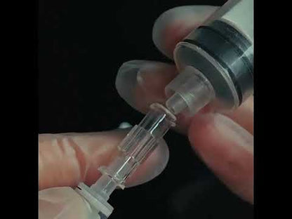 Plastic Luer Lock Female-Female Connector — Food-Grade PP/PC