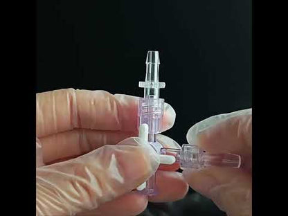 3-Way Luer Stopcock Valve, Locking Male to Dual Female Luer, Medical Fluid Control, PC