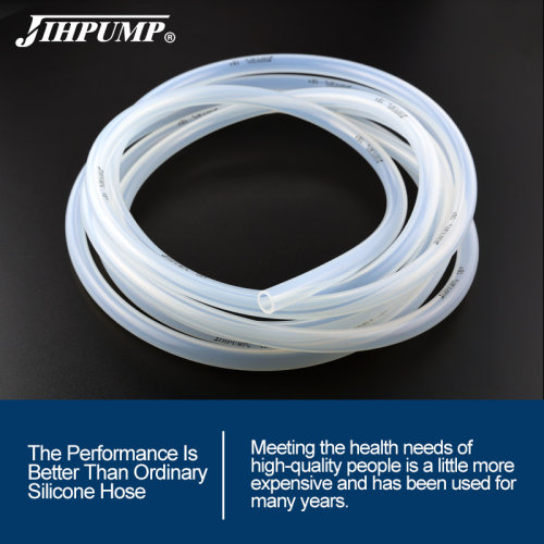 10m/pk JIHPUMP Platinum-cured Silicone Tubing for Peristaltic Pump Tube