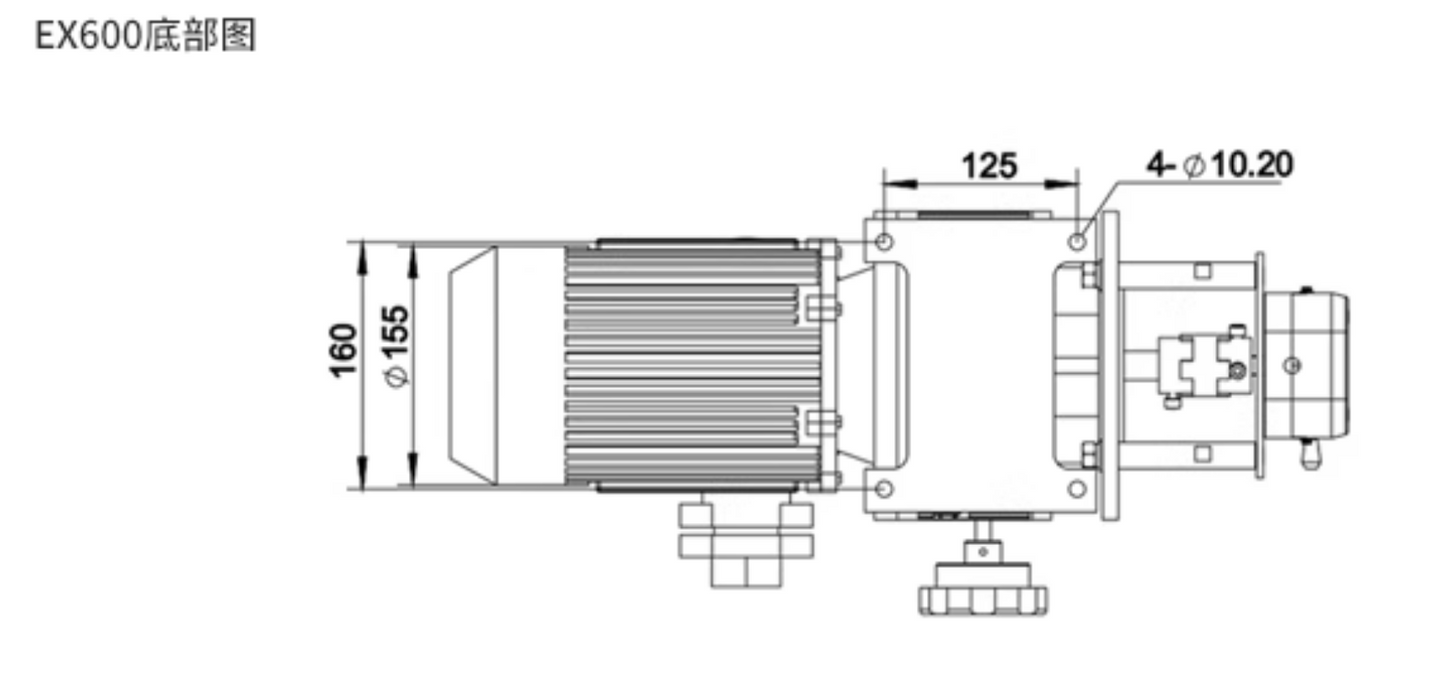 EX600-YZ35 High Volume Explosion-proof peristaltic pump Tubing 82# AC380V /AC 220V