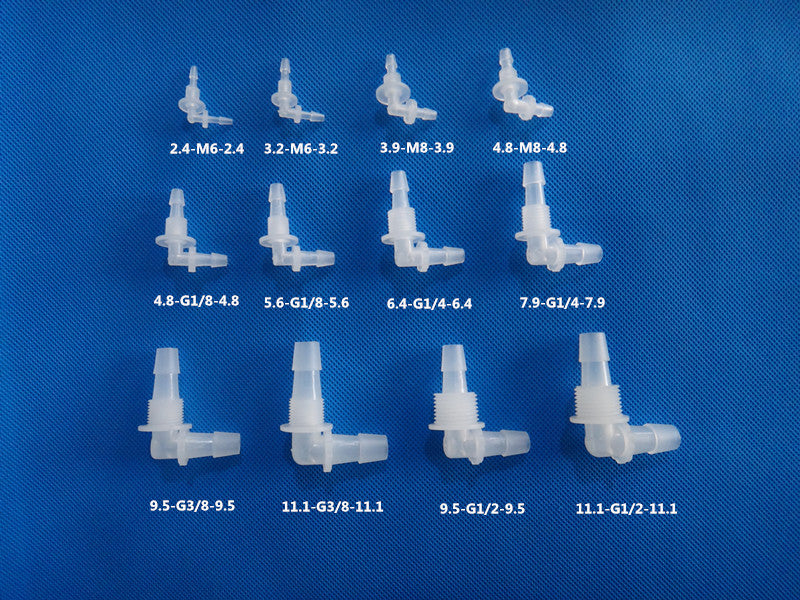 L Elbow Bulkhead Fittings, Elbow Hose Connector Panel Mounting Fitting