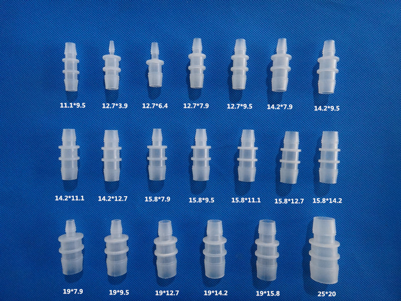 Plastic Reducer Barbed Connectors Plastic Barb Reducing Fitting 1/2 1 Large Size