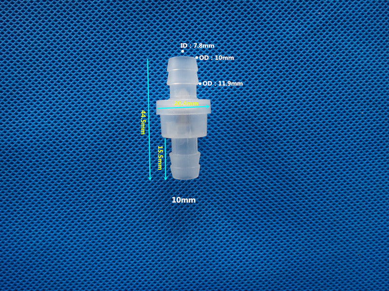 Plastic One-way Valve Water Stop Valve Check Valve Gas Water Stop Valve Liquid Check Valve 3mm 4mm 6mm 8mm 10mm Etc