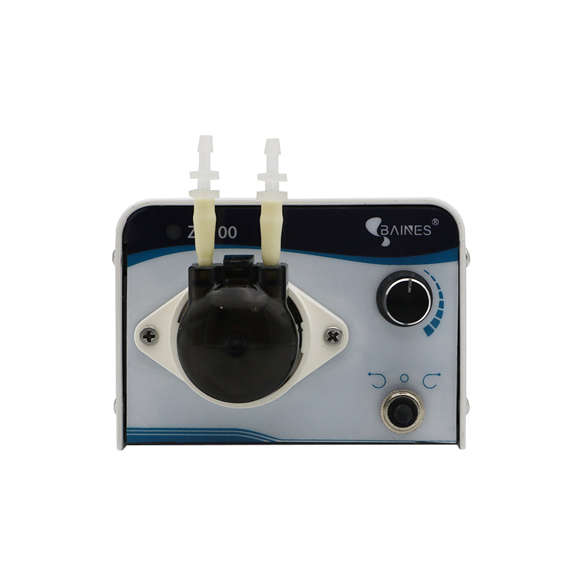 ZP100 Low Flow Small Peristaltic Pump Adjustable Speed Metering Dosing Pump Easy Operation