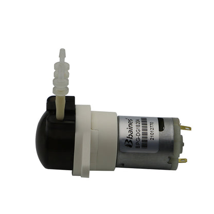 BPG-DG1B20A Micro Peristaltic Pump , 12V DC brush motor with single tube outlet, compact self-priming water pump
