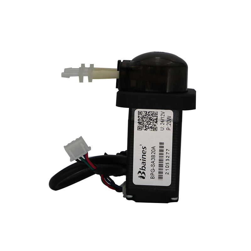 BPG Small Volume Peristaltic Pump stepper motor with connector cable, 24V 20W precision micro dosing pump for medical and industrial use
