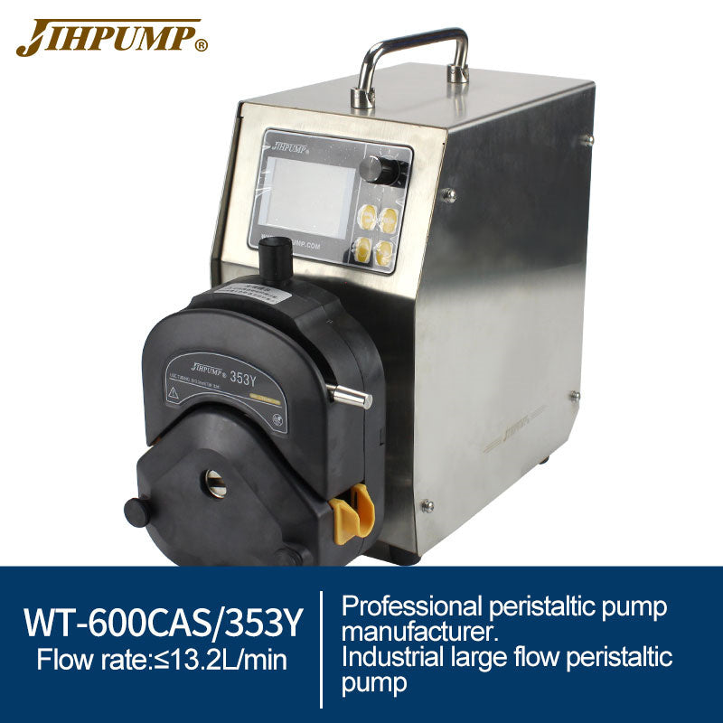 WT-600CAS 12L 24L/min Large Volume Peristaltic Pump Multi Channels Filling Intelligent Calibration Metering Transfer