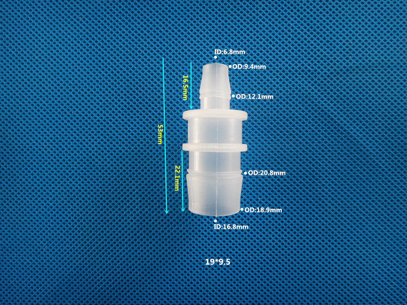 Plastic Large Size Reducer Barb Connector - Straight Hose Fitting for Agricultural Irrigation
