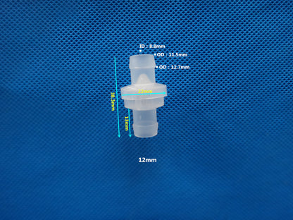 Plastic One-Way Check Valve - Gas & Liquid Water Stop Valve 3-12mm