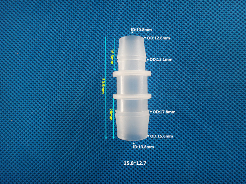 Plastic Straight Large Reducer Hose Barb - Tube Fitting for Water Treatment Systems
