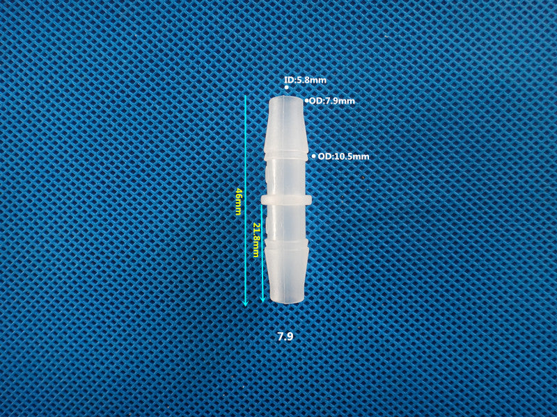  straight barb connector for low-pressure fluid line applications
